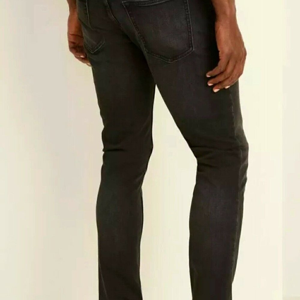 Old Navy Slim 24/7 Built Flex Jeans Black Wash Size 30 x 32 Rare Hard to Find - Picture 2 of 3